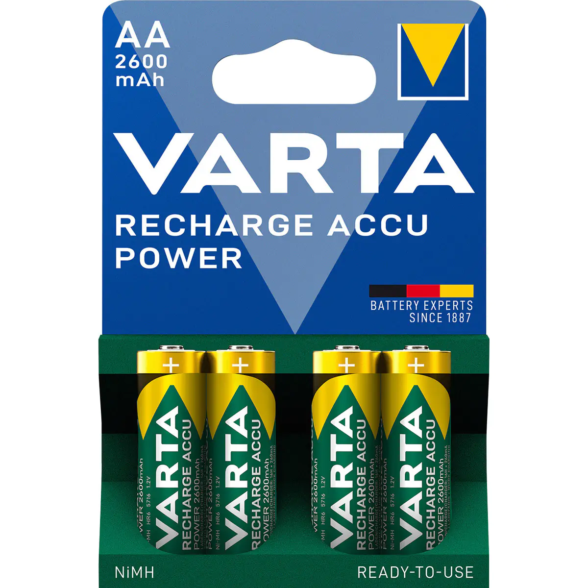 Varta Professional Accu - Batterie 4 x AA-Typ 05716101404