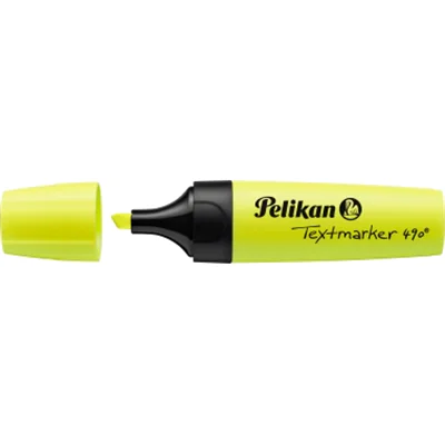 Pelikan Textmarker 490 814089 1,2-5mm Keilspitze gelb Pelikan Textmarker 490 814089 1,2-5mm Keilspitze gelb