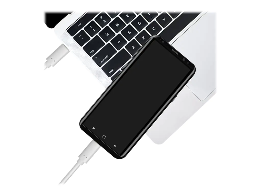 LogiLink - USB-Kabel - 24 pin USB-C (M) zu 24 pin USB-C (M) - USB 3.1 Gen 2 - 20 V - 3 A - 50 cm - USB Power Delivery (3A, 60W) - weiß