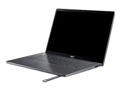 Acer Chromebook Enterprise Spin 714 CP714-1WN - Flip-Design - Intel Core i3 1215U / 1.2 GHz - Google Chrome OS Enterprise - UHD Graphics - 8 GB RAM - 128 GB SSD - 35.56 cm (14") IPS Touchscreen 1920 x 1080 (Full HD) - Wi-Fi 6E - Stahlgrau - kbd: Deutsch