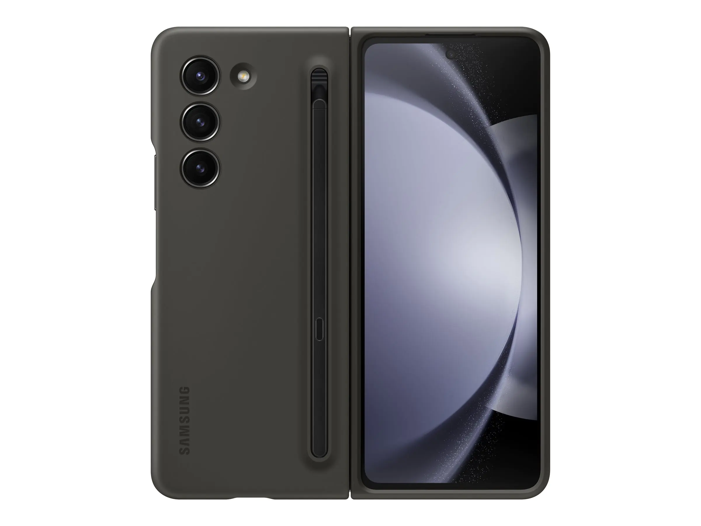 Samsung EF-OF94P - Flip-Hülle für Mobiltelefon - Slim, S Pen - Graphite - für Galaxy Z Fold5