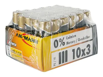 Ansmann X-POWER Micro AAA - Batterie 3 x AAA - Alkalisch (Packung mit 10) 5015721