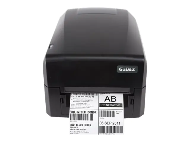 Godex GE300 series GE300 - Etikettendrucker - Thermodirekt / Thermotransfer - Rolle (11,8 cm) - 203 dpi - bis zu 127 mm/Sek. - USB 2.0, LAN, seriell