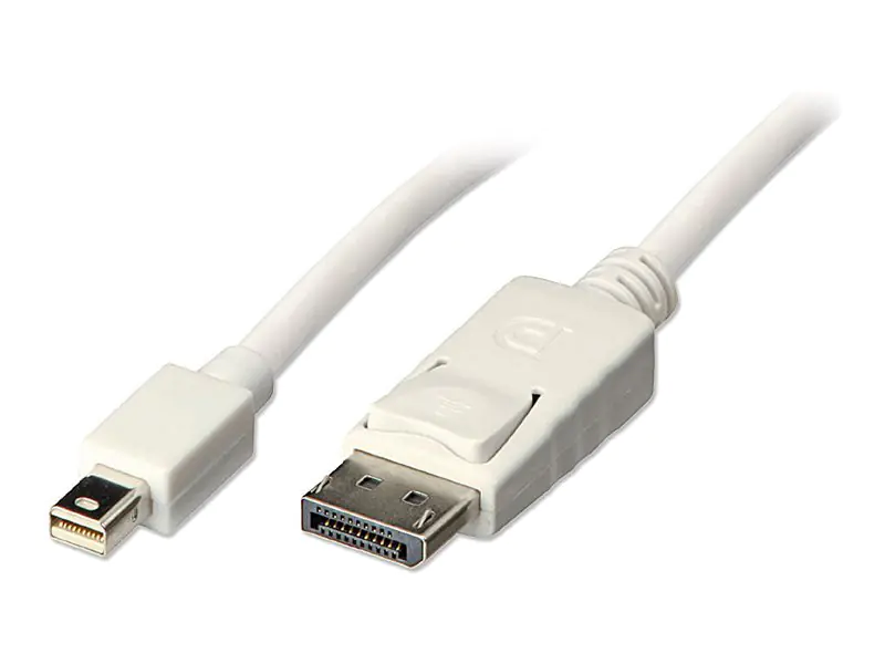 Lindy - DisplayPort-Kabel - Mini DisplayPort (M) zu DisplayPort (M) - 2 m - weiß