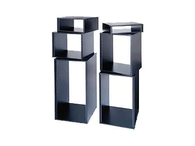 Middle Atlantic Products Middle Atlantic RK4 - Schrank - Schwarz, Wood Grain - 4U - 48.3 cm (19")