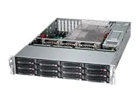 Supermicro SC826 BE1C-R920LPB - Rack-Montage 2U - enhanced E-ATX - SATA/SAS - Hot-Swap 920 Watt - Schwarz