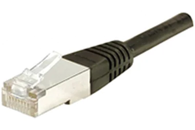 exertis Connect - Patch-Kabel - RJ-45 (M) zu RJ-45 (M) - 1 m - abgeschirmt F/UTP - CAT 6 - IEEE 802.3bz - Innen - Schwarz exertis Connect - Patch-Kabel - RJ-45 (M) zu RJ-45 (M) - 1 m - abgeschirmt F/UTP - CAT 6 - IEEE 802.3bz - Innen - Schwarz