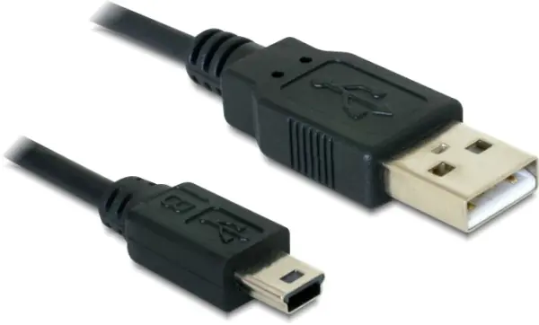 Delock - USB-Kabel - USB (M) zu Mini-USB, Typ B (M) - 1 m Delock - USB-Kabel - USB (M) zu Mini-USB, Typ B (M) - 1 m