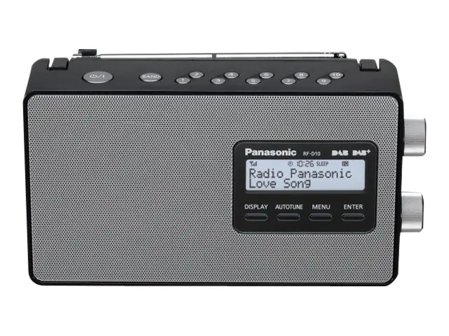 Panasonic RF-D10EG - Tragbares DAB-Radio - 2 RF-D10EG-K