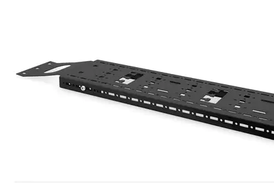 DIGITUS Professional DN-19-ORG-42U-CT-N-B - Rack-Kabelführungsleiste - Schwarz, RAL 9005 - 42HE - 48.3 cm (19")