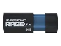 PATRIOT Supersonic Rage Lite - USB-Flash-Laufwerk PEF64GRLB32U