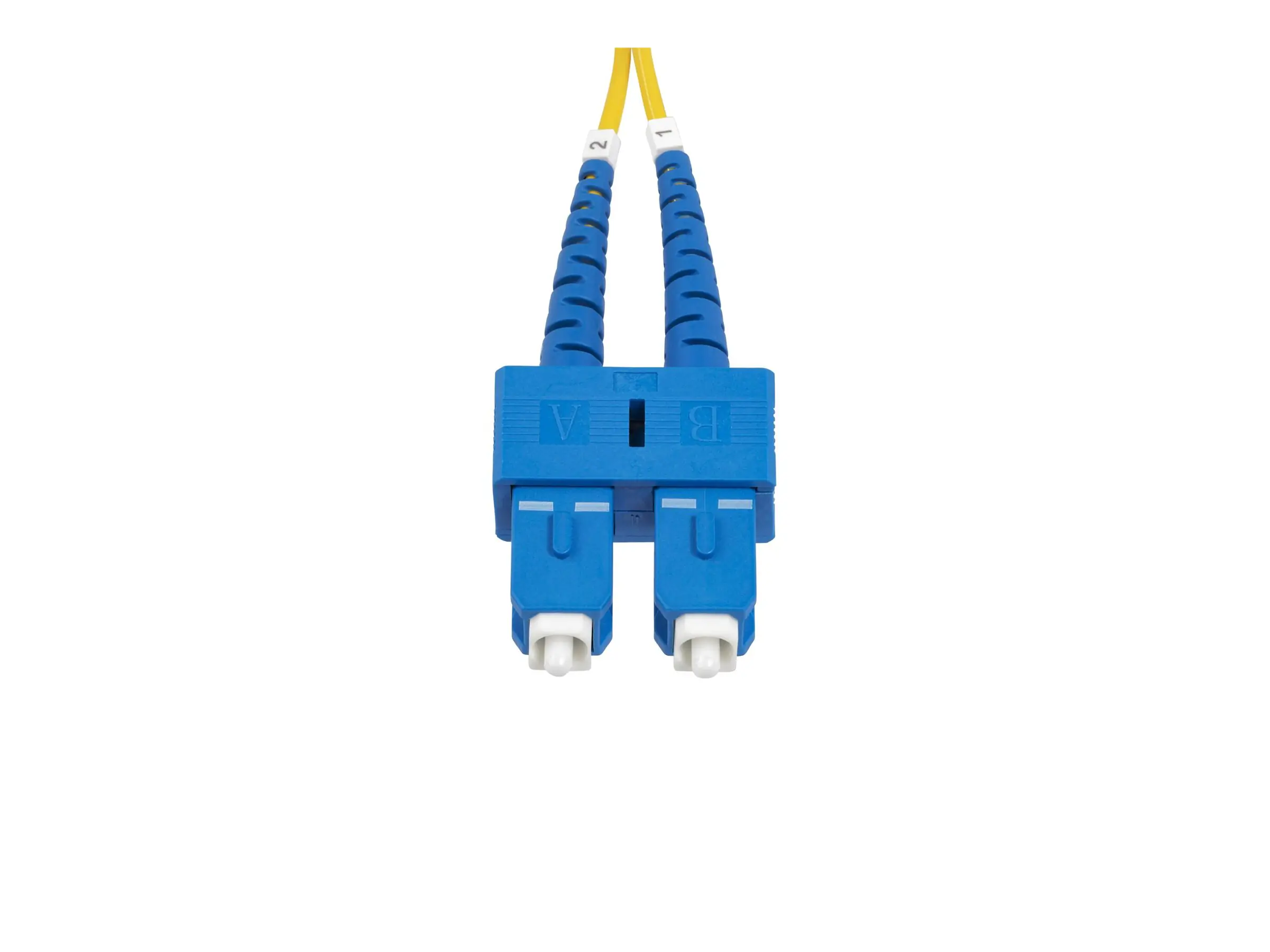 StarTech.com 5m (16.4ft) SC to SC (UPC) OS2 Single Mode Duplex Fiber Optic Cable, 9/125µm, Las