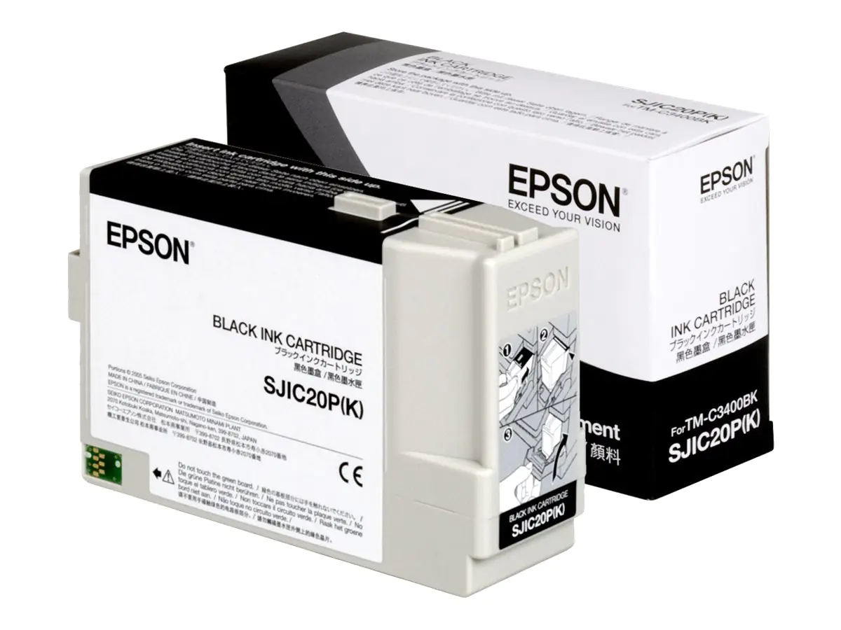 Epson SJIC20P(K) - Schwarz - original - Tintenpatrone C33S020490