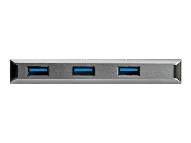 StarTech HB31C3ASDMB 3-Port USB-C-Hub (10 Gbit/s, mit SD-Kartenleser und 25cm Hostkabel, 3x USB-A - Hub - 1 x USB-C + 3 x USB 3.1 - Desktop - für P/N: PEXUSB321C