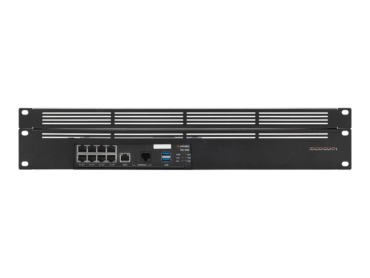 Rackmount.IT RM-PA-T7 - Montagesatz für Netzwerkgeräte - Rack montierbar - Signalschwarz RAL9004 - 1.3U - 48.3 cm (19")