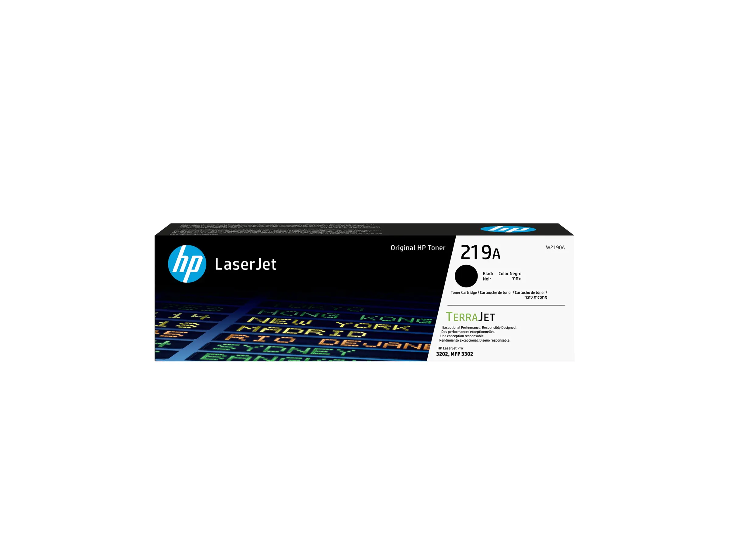 HP 219A - Schwarz - original - LaserJet - Tonerpatrone (W2190A) - für P/N: 499Q6F#ABZ, 499Q6F#BAZ, 499Q7F#ABU, 499Q8F#ABF, 499Q8F#ABU, 499Q8F#BAZ, 499R0F#ABU