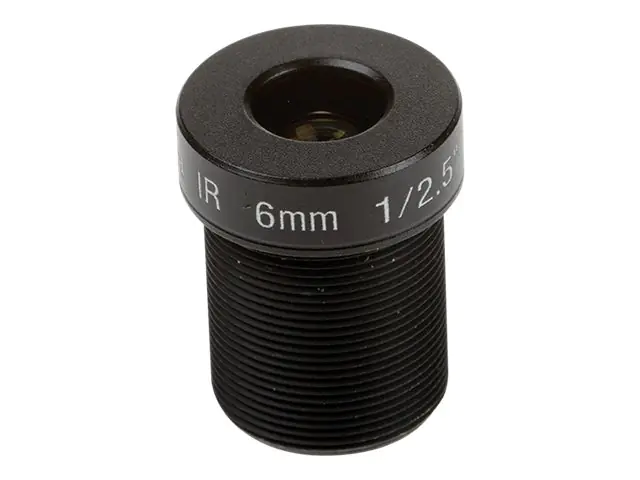 AXIS - CCTV-Objektiv - feste Brennweite - feste Irisblende - 9.1 mm (1/2.8") - M12-Anschluss - 6 mm - f/1.6 (Packung mit 10) - für AXIS P3904-R M12, P3905-R, P3905-R M12, P3915-R M12