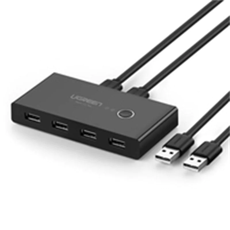 Ugreen - USB-Umschalter für die gemeinsame Nutzung von Peripheriegeräten - 4 x USB 2.0 - Desktop