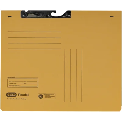 ELBA Pendelhefter 100560101 DIN A4 kfm. Heftung 320g Karton gelb ELBA Pendelhefter 100560101 DIN A4 kfm. Heftung 320g Karton gelb