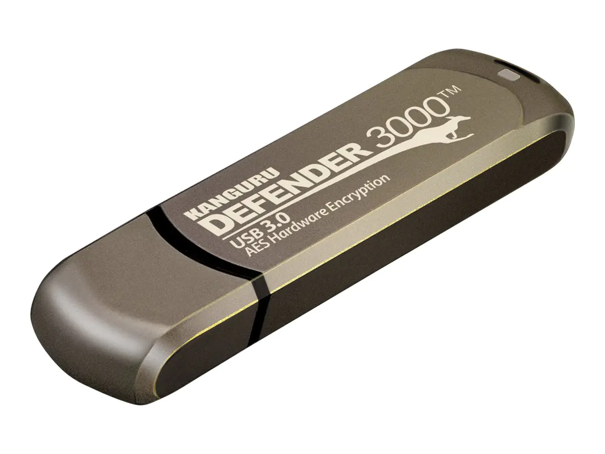 Kanguru Solutions Kanguru Encrypted Defender 3000 - USB-Flash-Laufwerk