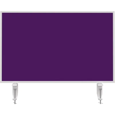 magnetoplan® Tischtrennwand VarioPin 80 x 50 cm (B x H) 2cm schwer entflammbar violett