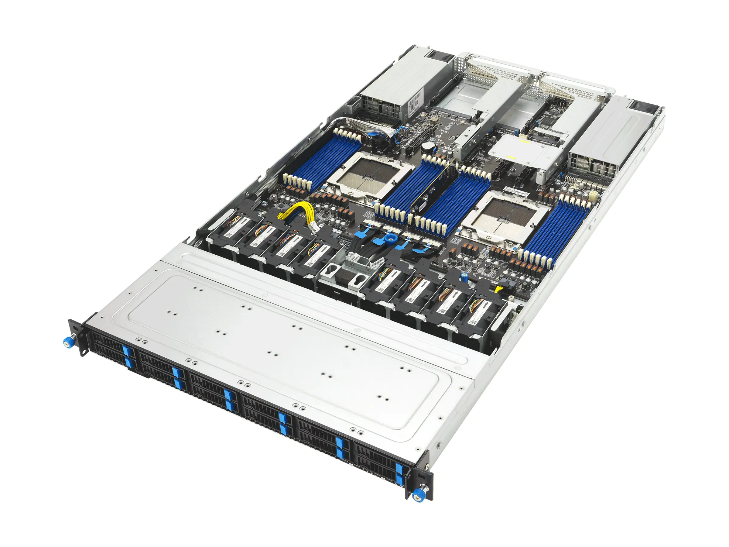 ASUS RS700A-E13-RS12U - Server - Rack-Montage - 1U - zweiweg - keine CPU - RAM 0 GB - SATA/SAS/NVMe - Hot-Swap 6.4 cm (2.5") 90SF0451-M004D0