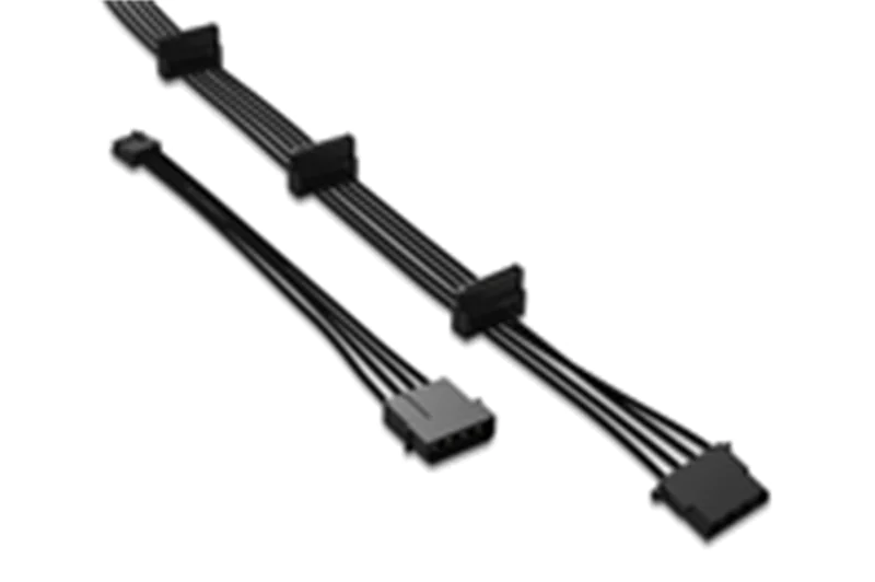 Be Quiet! CM-30750, SATA 15-Pin, Molex (4-pin), 0,7 m, Schwarz, Dark Power Pro 8- , Straight Power E9- , Pure Power L8- / Power Zone, RoHS