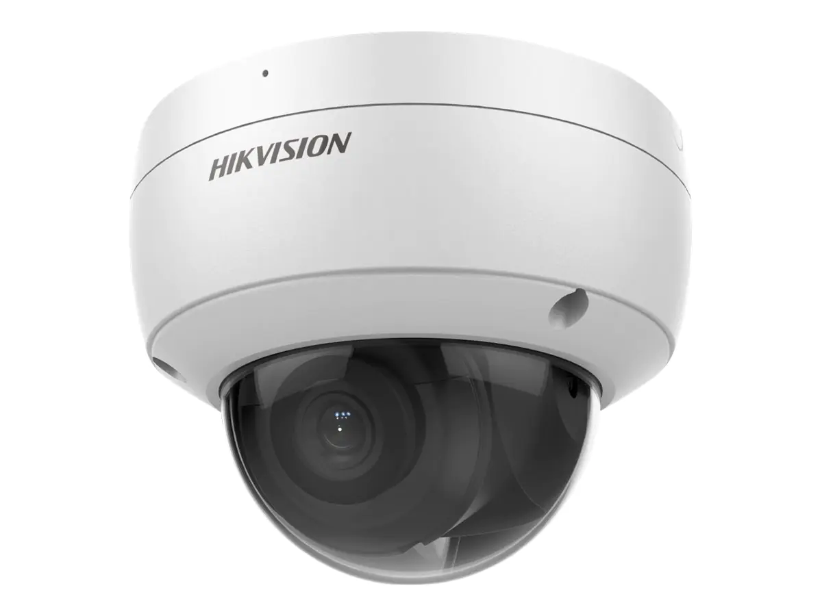 Hikvision Pro Series EasyIP 2.0 Plus with AcuSense DS-2CD2143G2-IU - Netzwerk-Überwachungskamera - Kuppel - staubdicht/wasserdicht/vandalismusresistent - Farbe (Tag&Nacht) - 4 MP - 2688 x 1520 - M12-Anschluss - feste Irisblende - feste Brennweite - Audio