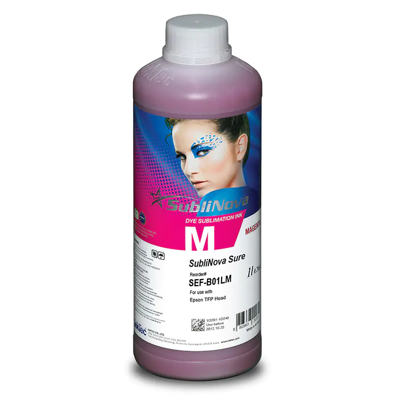 1 Liter Magenta Dye Based T5963/ T6363 InkTec Bulk