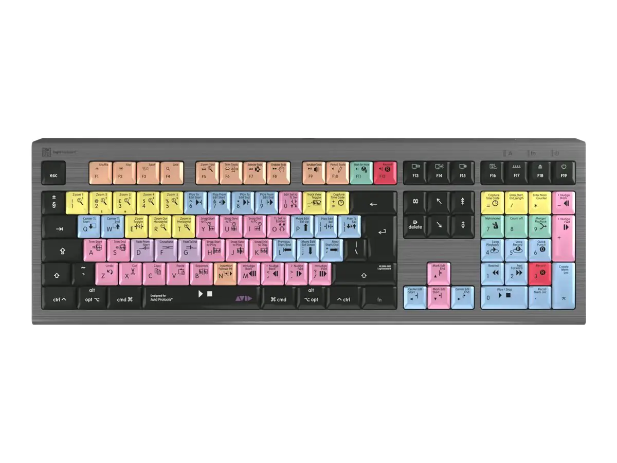 Logickeyboard Avid Pro Tools ASTRA 2 - Tastatur LKB-PT-A2M-UK