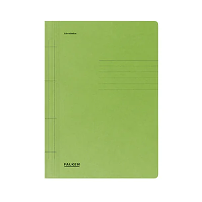 Falken Schnellhefter 80000375 A4 250g/m² Manila-RC-Karton grün Falken Schnellhefter 80000375 A4 250g/m² Manila-RC-Karton grün