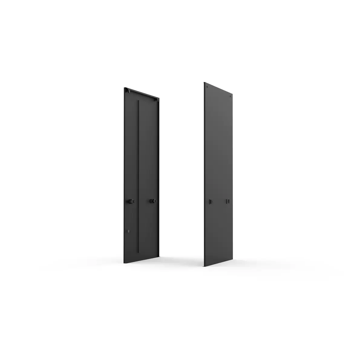 SCHROFF SEITENWAND 1200H 600T VERR. RAL7021 2X