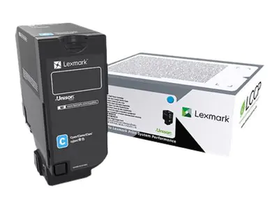 Lexmark - Hohe Ergiebigkeit - Cyan - Original - Tonerpatrone LCCP, LRP - für Lexmark CX725de, CX725dhe, CX725dthe