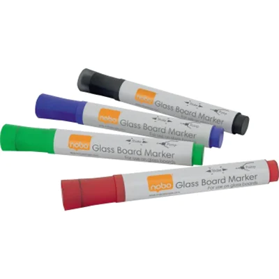 Nobo Marker 1905324 sw/bl/gn/rt 4 St./Pack. Nobo Marker 1905324 sw/bl/gn/rt 4 St./Pack.
