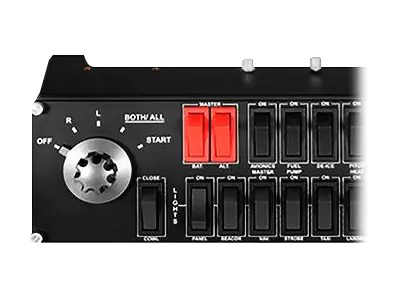 Logitech Flight Switch Panel - Flugsimulator-Instrumentenbrett - kabelgebunden - für PC
