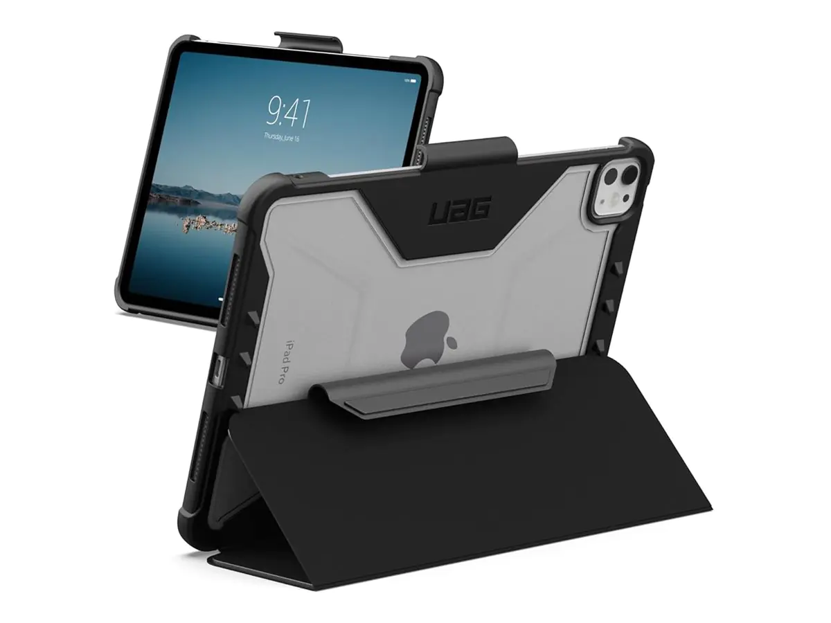 Urban Armor Gear UAG Plyo Series - Flip-Hülle für Tablet - Black Ice - für Apple 11-inch iPad Pro