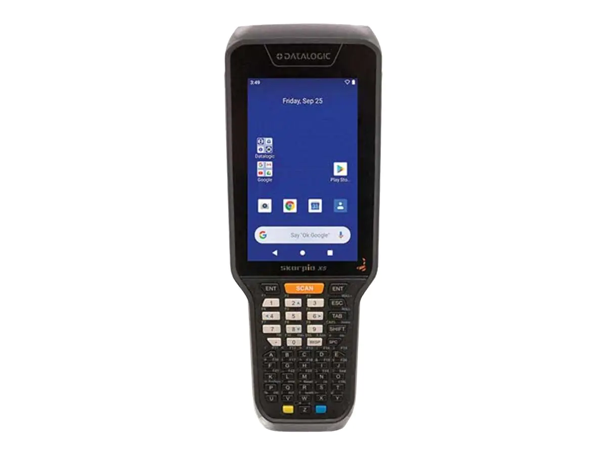 Datalogic Skorpio X5 - Datenerfassungsterminal - robust - Android 10 - 64 GB - 10.9 cm (4.3") Farbe TFT (800 x 480) - Kamera auf Rückseite - Barcodeleser - (2D-Imager) - USB-Host - microSD-Steckplatz - Wi-Fi 5, NFC, Bluetooth Datalogic Skorpio X5 - Datenerfassungsterminal - robust - Android 10 - 64 GB - 10.9 cm (4.3") Farbe TFT (800 x 480) - Kamera auf Rückseite - Barcodeleser - (2D-Imager) - USB-Host - microSD-Steckplatz - Wi-Fi 5, NFC, Bluetooth