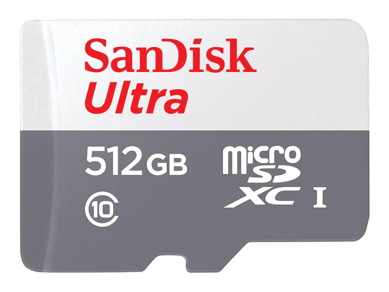 SanDisk Ultra - Flash-Speicherkarte (microSDXC-an-SD-Adapter SDSQUNR-512G-GN6TA