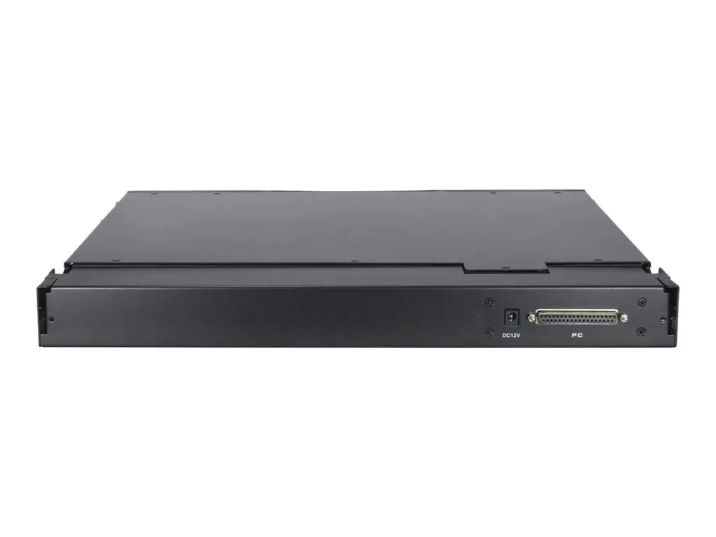 Inter-Tech KVM AS-7100 ULS - KVM-Konsole mit KVM -Switch - 1 Anschlüsse - PS/2, USB - QWERTZ -