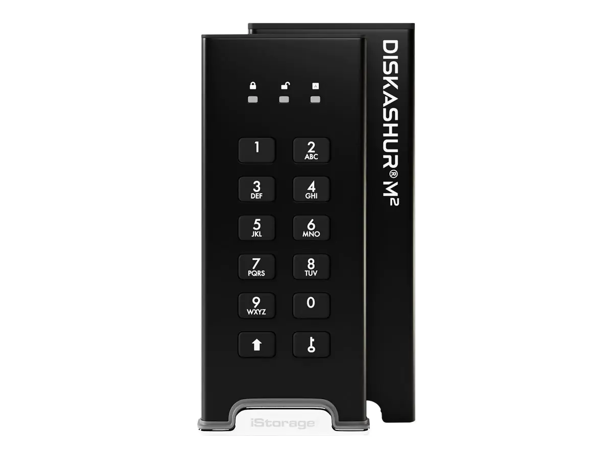 iStorage diskAshur M² - SSD - verschlüsselt - 2 TB - extern (tragbar) IS-DAM2-256-2000