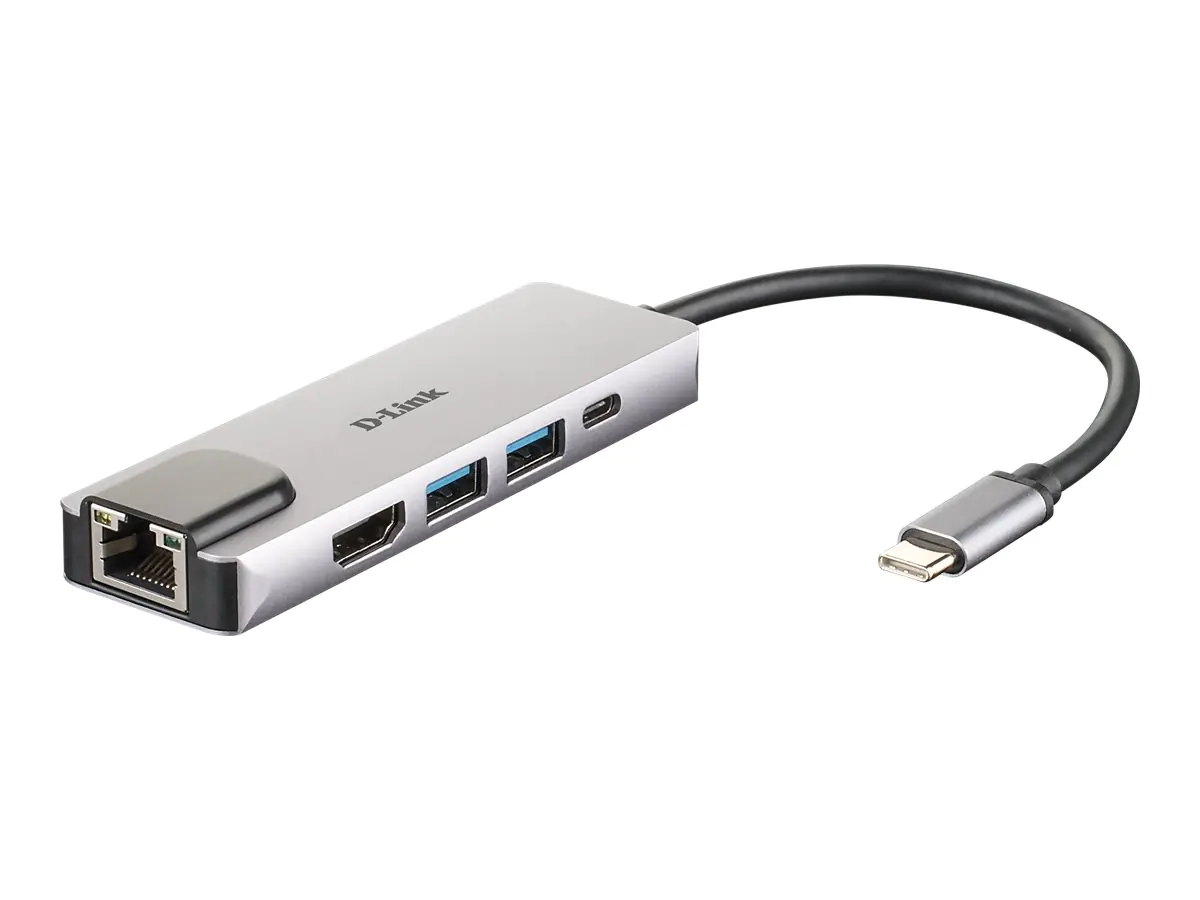 D-Link DUB-M520 - Dockingstation - USB-C / Thunderbolt 3 - HDMI - 1GbE D-Link DUB-M520 - Dockingstation - USB-C / Thunderbolt 3 - HDMI - 1GbE