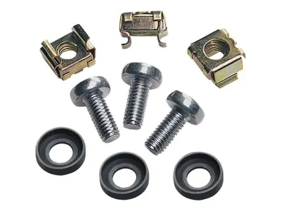 Intellinet Schraubensatz, 50er-Pack - Schrauben, Muttern und Unterlegscheiben für Rack