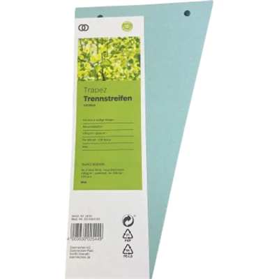 Soennecken Trennstreifen oeco 1430 12,5/6,5x24cm blau 100St. Soennecken Trennstreifen oeco 1430 12,5/6,5x24cm blau 100St.