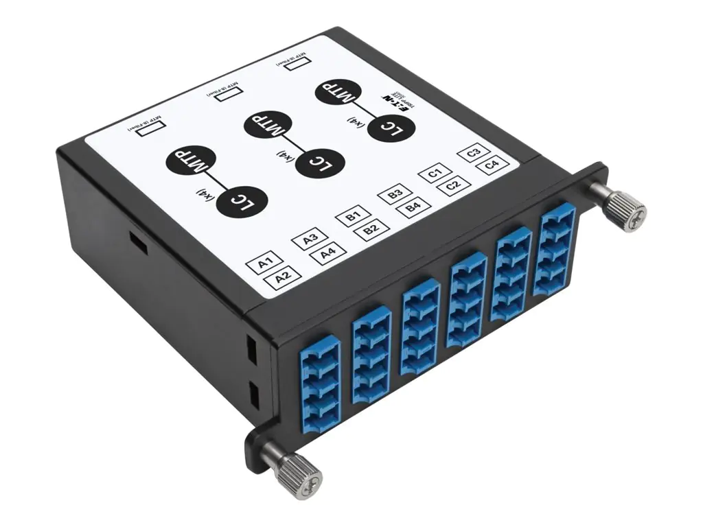 Tripp Eaton Tripp Lite Series 9/125 Singlemode Fiber 40/100 Gb to 10 Gb Breakout Cassette, (x3)