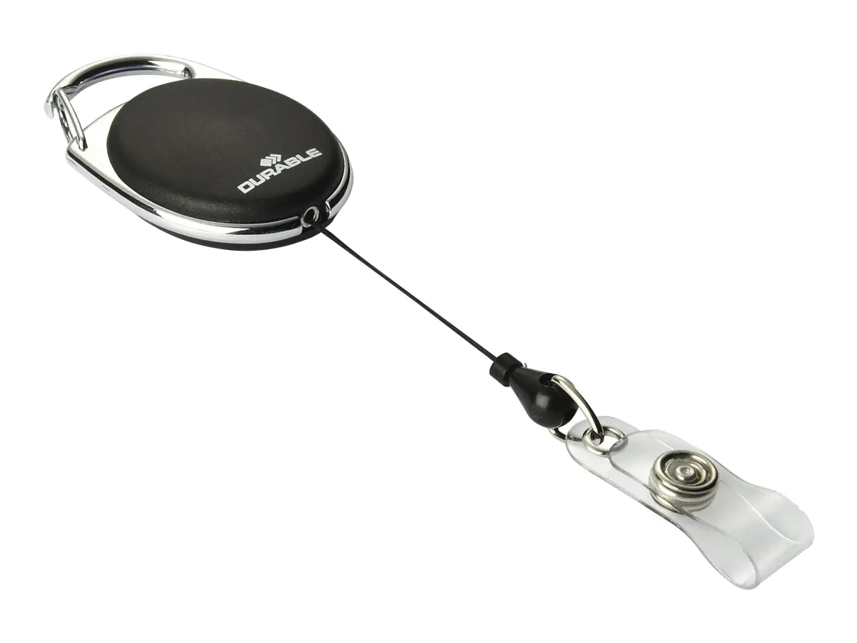 DURABLE Ausweishalter JoJo STYLE 832401 schwarz 10 St./Pack.