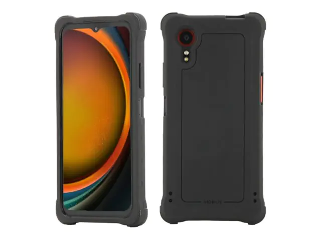 Mobilis PROTECH - Hintere Abdeckung für Mobiltelefon - verstärkt - Schwarz - für Samsung Galaxy XCover7