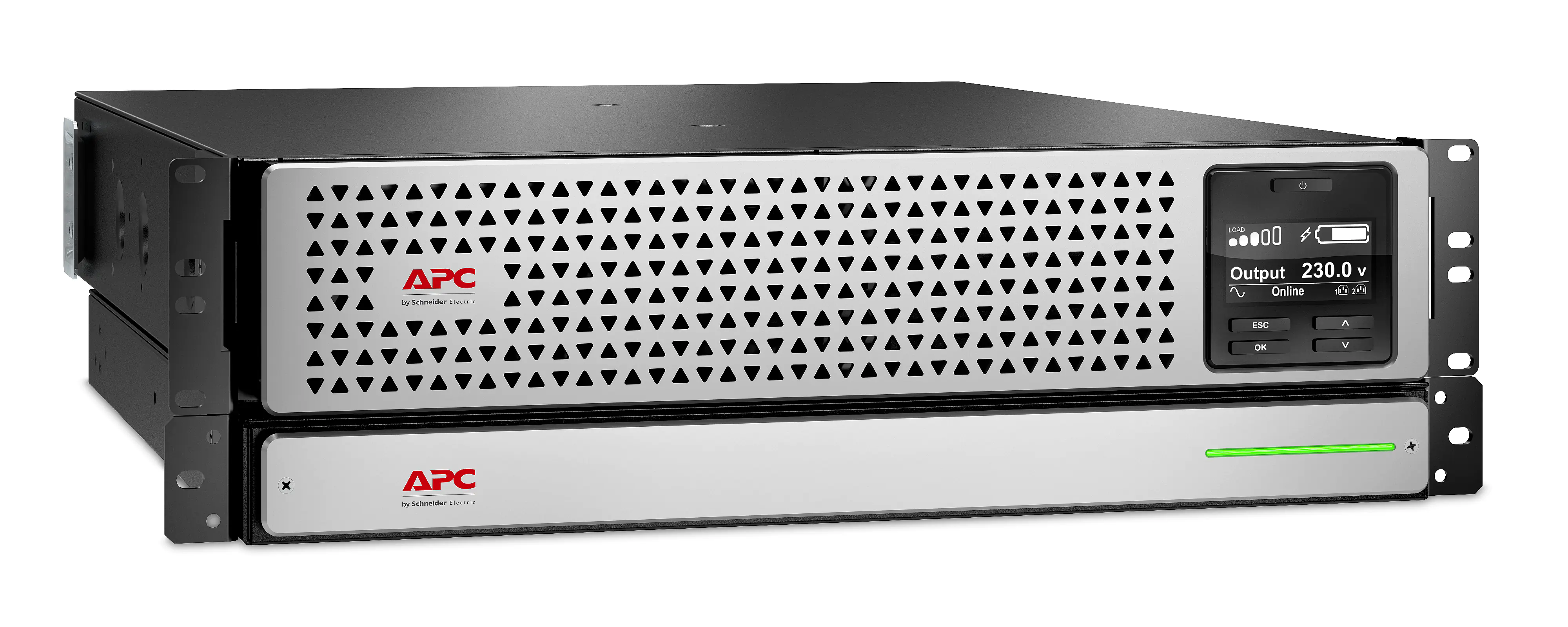 APC Smart-UPS On-Line Li-Ion 1500VA - USV (in Rack montierbar/extern) - Wechselstrom 230 V - 1350 Watt - 1500 VA - Ethernet 10/100, RS-232, USB - Ausgangsanschlüsse: 8 - Schwarz