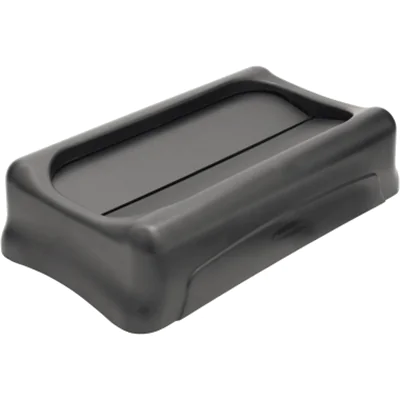 Rubbermaid Abfalltonnendeckel Slim Jim Schwing FG267360BLA sw Rubbermaid Abfalltonnendeckel Slim Jim Schwing FG267360BLA sw