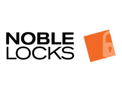 Noble TZ Wedge Low Profile - Notebook-Verriegelungsset - Silber - 1.8 m - 1 Jahr Hardware-Basisgarantie