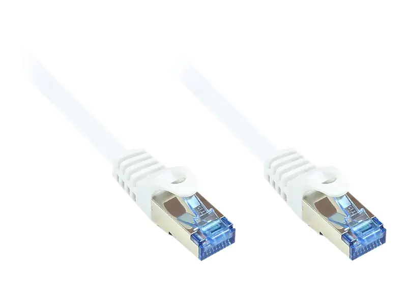 Good Connections - Patch-Kabel - RJ-45 (M) bis RJ-45 (M) - 2 m - SFTP, PiMF - CAT 6a - halogenfrei, ohne Haken - weiß